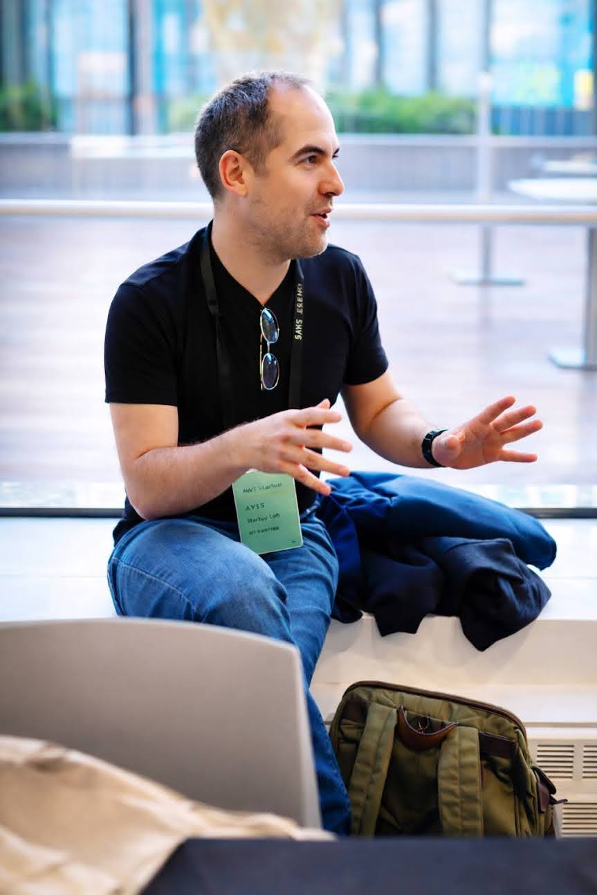 A photo from an AWS or EF event in San Francisco.